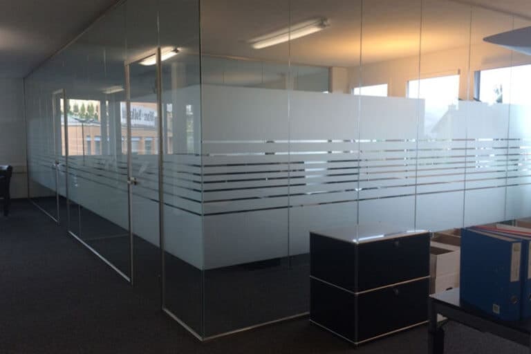 Glasdecor Büro